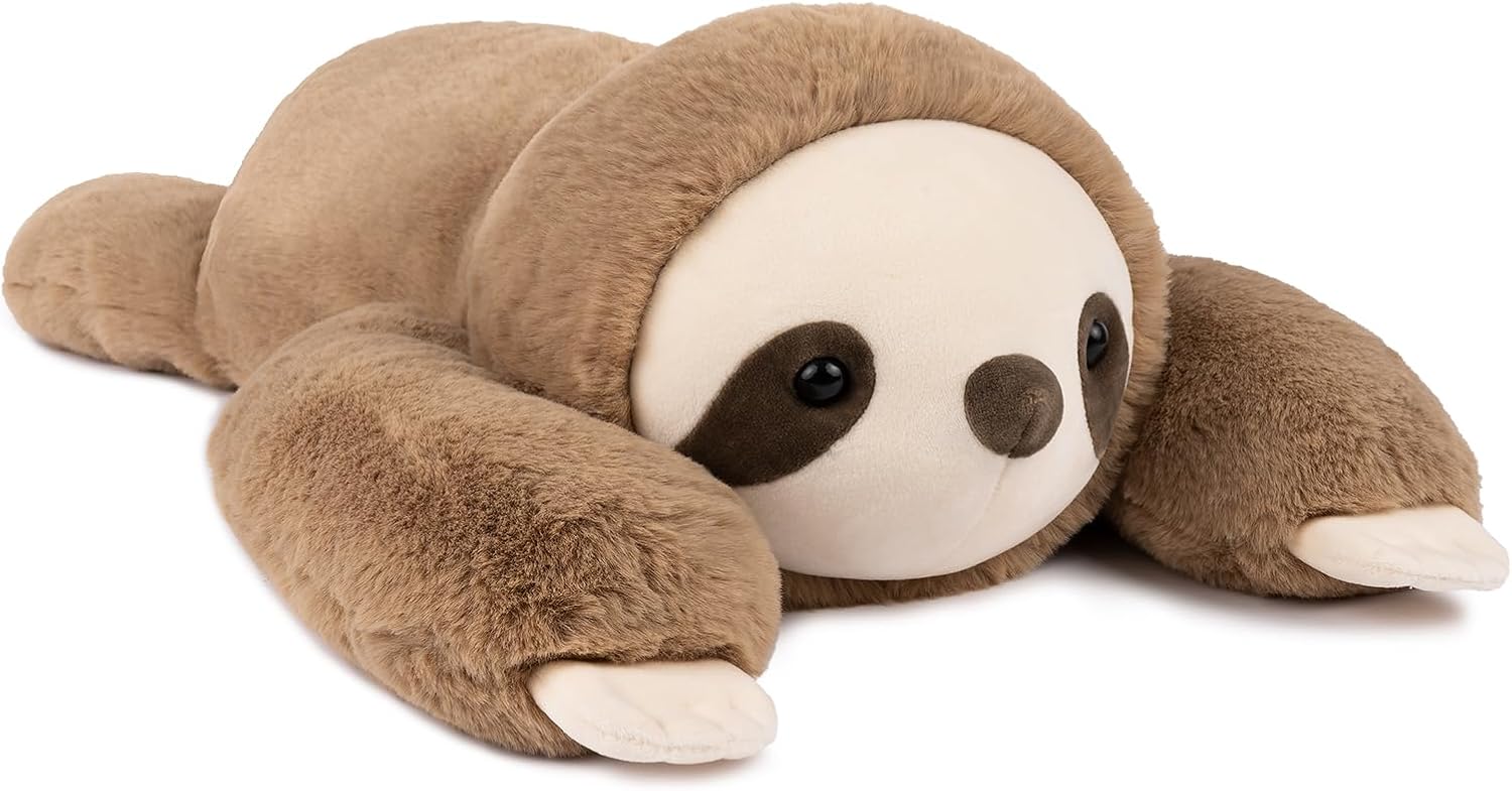 Cuddleluna Weighted Puppy Plush Body Pillow, 15 Inches