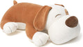 Cuddleluna Weighted Puppy Plush Body Pillow, 15 Inches