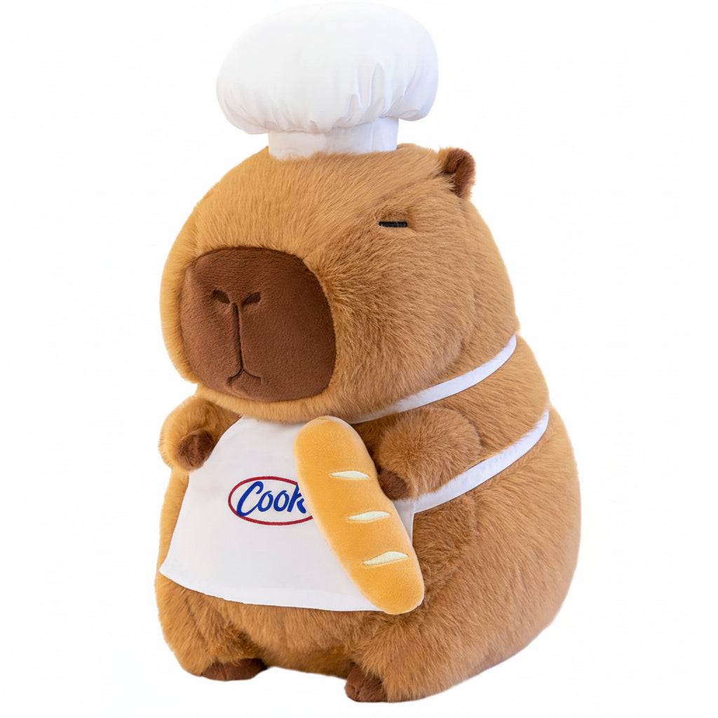 Cuddleluna Capybara Plush with Duck Backpack, 7.8 Inches
