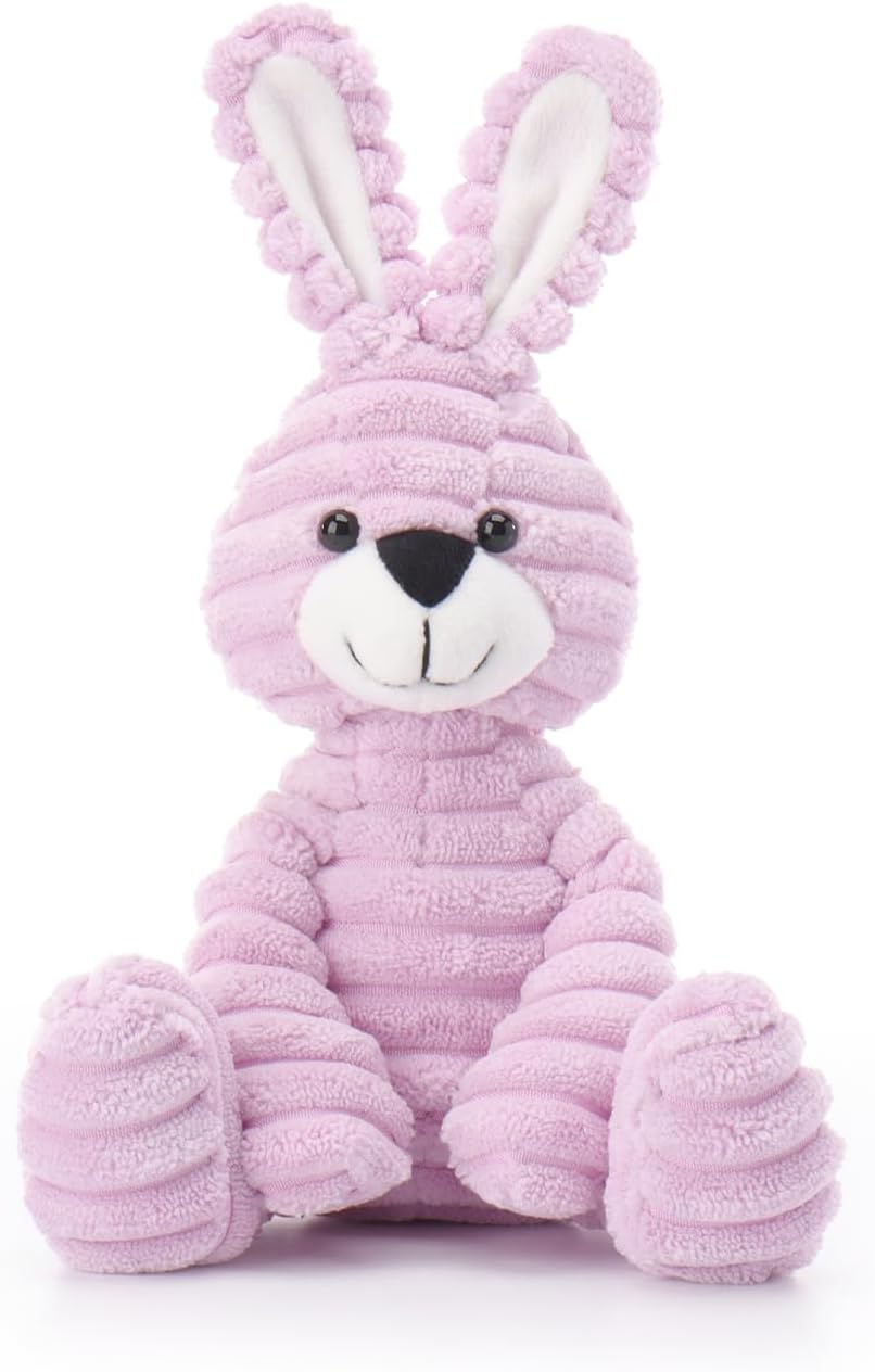 Cuddleluna Corduroy Bunny Plush Stuffed Animal, 9 Inches