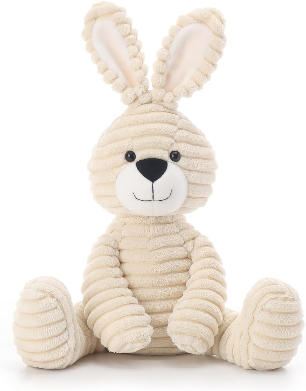 Cuddleluna Corduroy Bunny Plush Stuffed Animal, 9 Inches