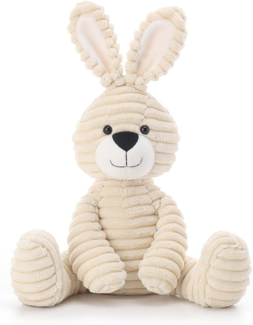 Cuddleluna Corduroy Bunny Plush Stuffed Animal, 9 Inches