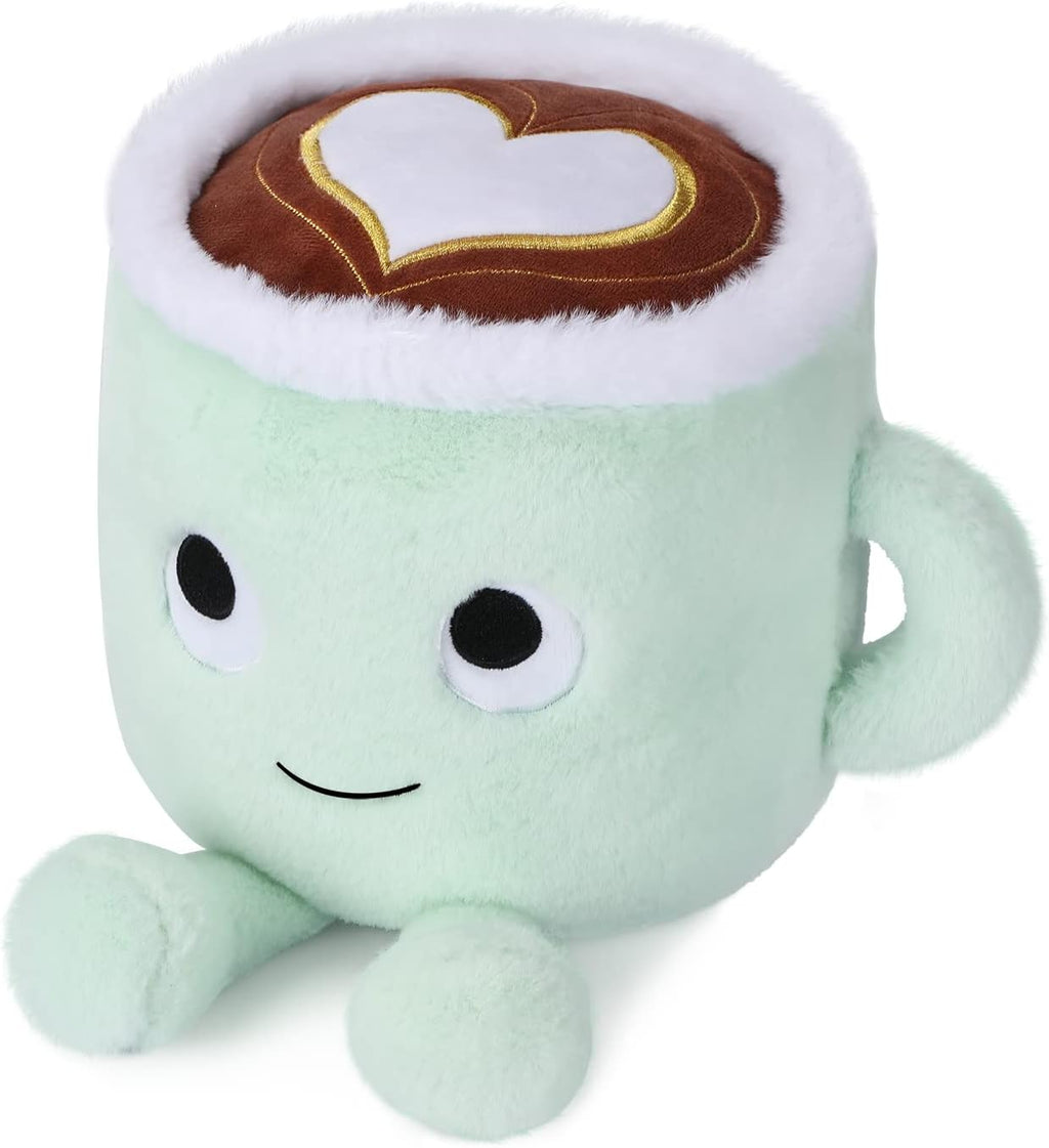 Cuddleluna Latte Coffee Mug Plush Pillow, 30 cm