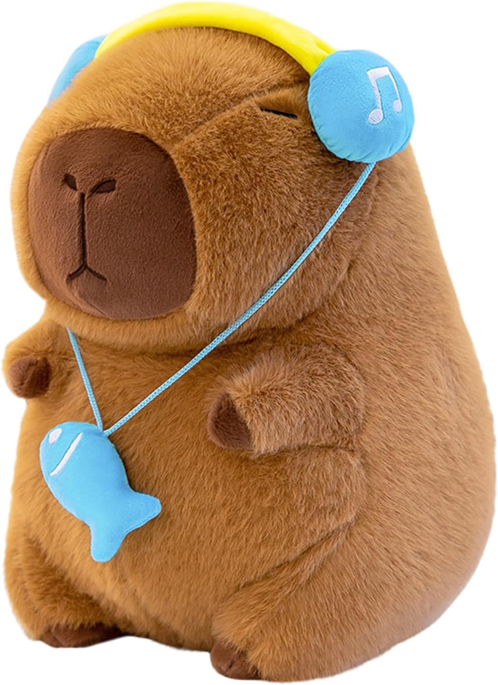 Cuddleluna Capybara Plush with Duck Backpack, 7.8 Inches