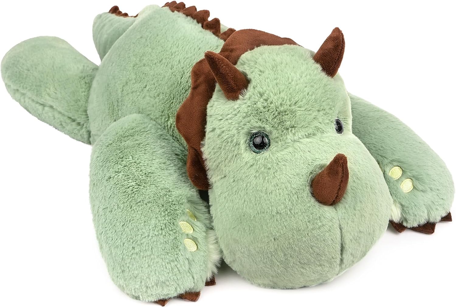 Cuddleluna Weighted Puppy Plush Body Pillow, 15 Inches