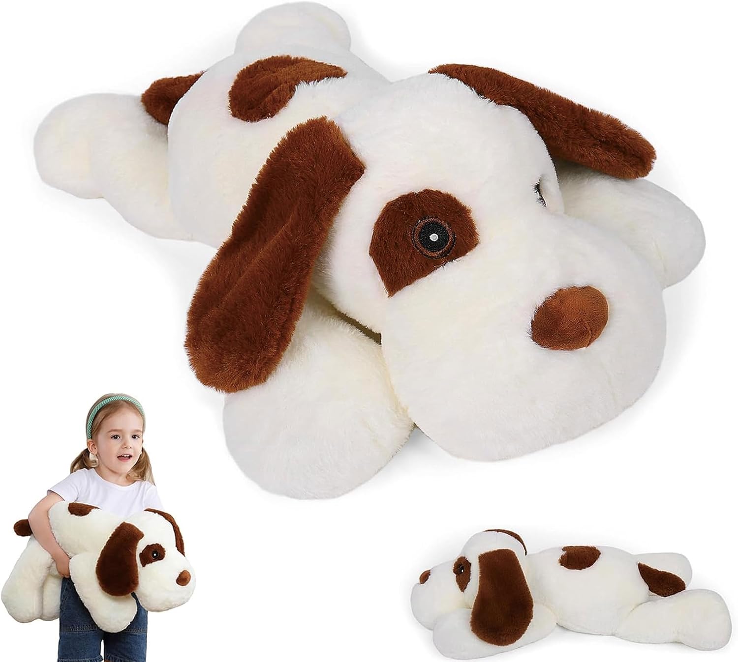 Cuddleluna Weighted Panda Plush Pillow, 24 Inches