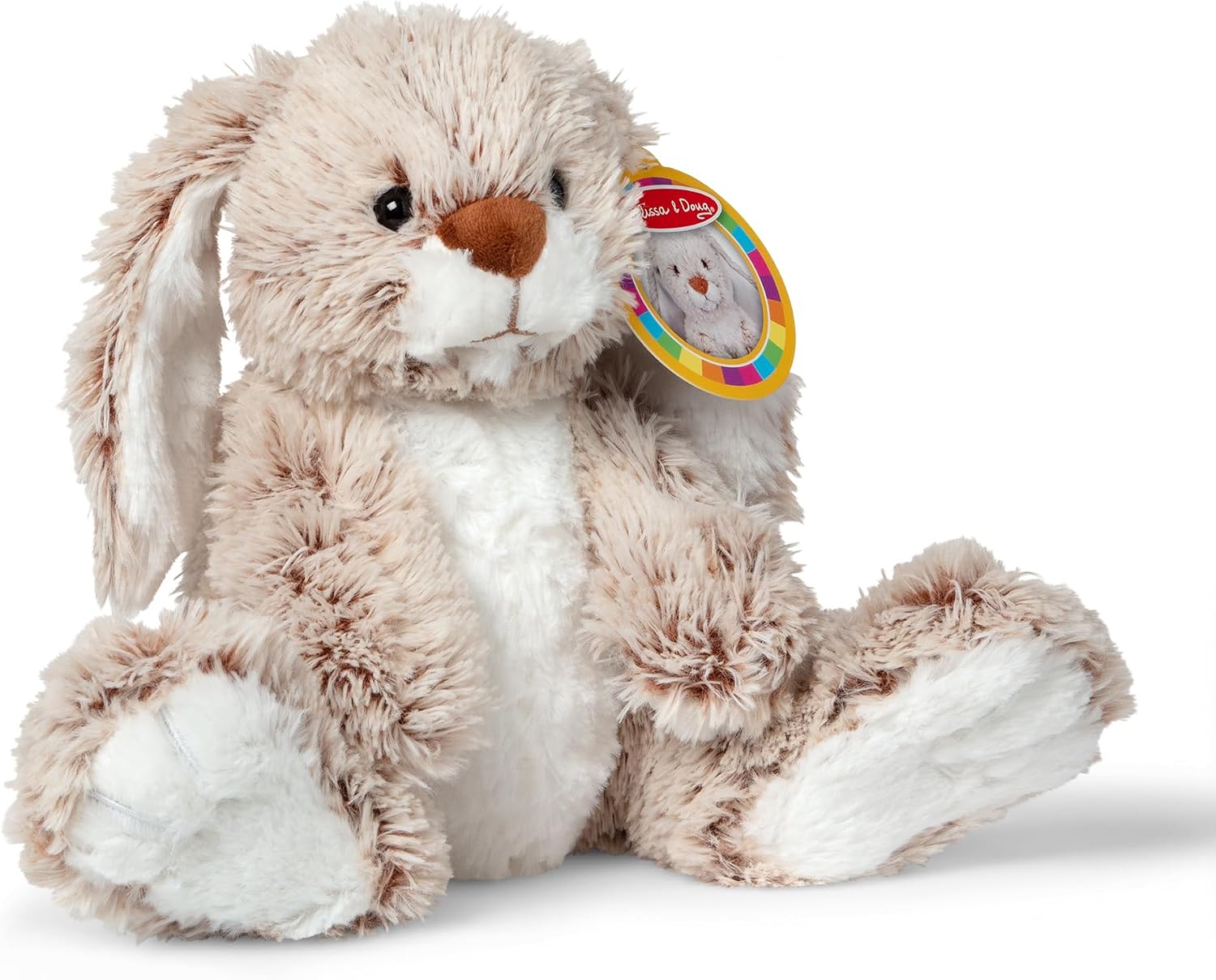 Cuddleluna Bunny Plush Stuffed Animal with Floppy Ears, Toddler Toy 3+