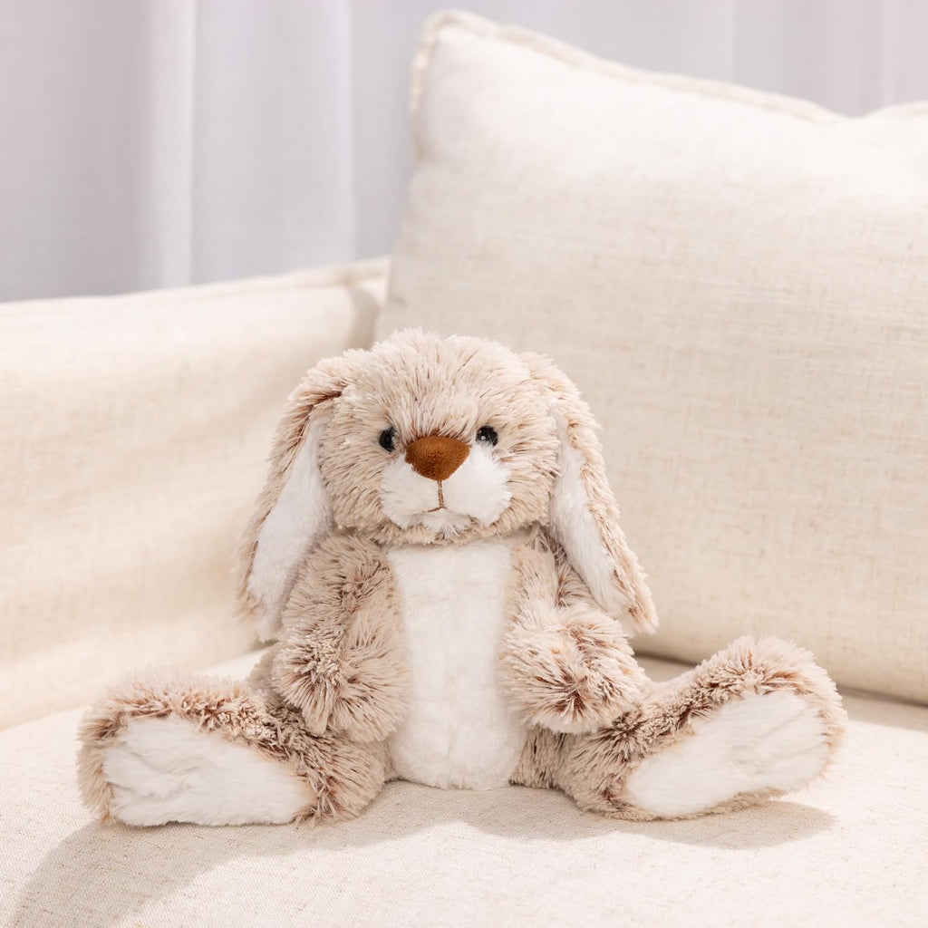 Cuddleluna Bunny Plush Stuffed Animal with Floppy Ears, Toddler Toy 3+