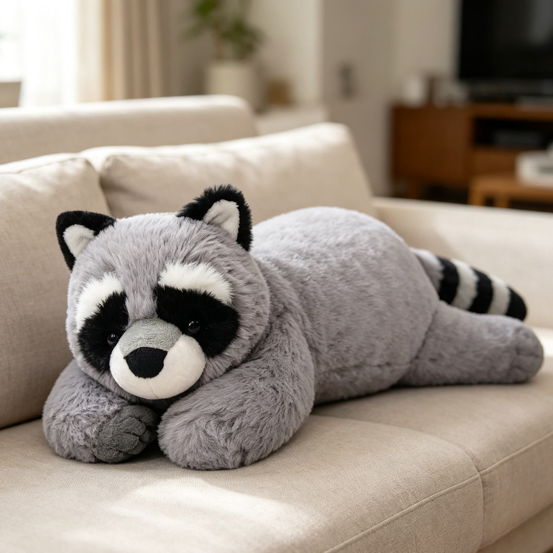 Cuddleluna Weighted Raccoon Plush Stuffed Animal